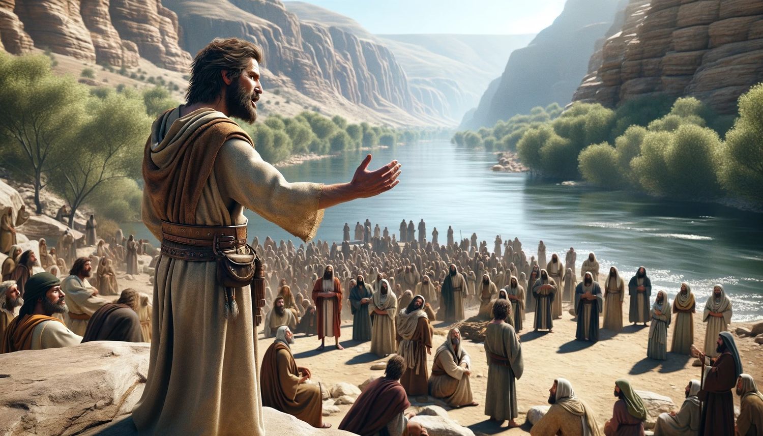 John the Baptist+Pharisees