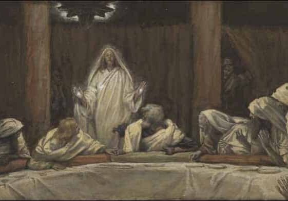 JESUS appears to disciples in Upper Room+2